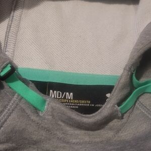 Under Armour Gray Hoodie with Green Accents